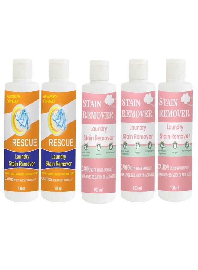 TOOVUS Stain Remover Combo Pack of Orange (Pack of 2), Pink (Pack of 2) and Pink Stain Remover | Multi-Surface Cleaning Solution for Clothes, Fabrics, Upholstery (100 g Each) - Image 1